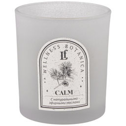 СВЕЧА АРОМАТИЗИРОВАННАЯ В СТАКАНЕ CALM 7*8 СМ - Lefard фото 3