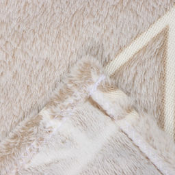 Плед светящийся Casa Conforte Stella Ice shards 150х200см, беж, фланель 190 гр/м, пэ100%  фото 6