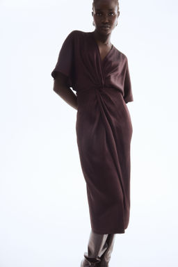 Vestido con detalle girado - H&m фото 2