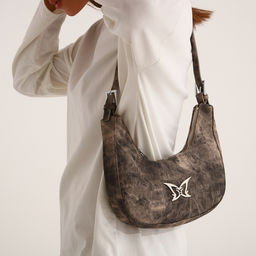 Сумка женская, багет, на молнии, цвет коричневый - Simaland фото 9