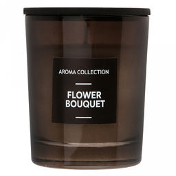 Свеча Incense д7см, h9см, ароматическая Flower Bouquet, в стеклянном стакане, время горения 32 часа (Россия) - Домашняя мода фото 4