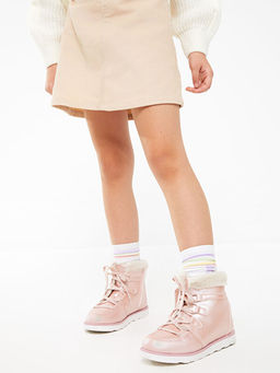 Parlak Deri G?r?n?ml? K?z ?ocuk Bot