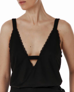 Топ с кружевом