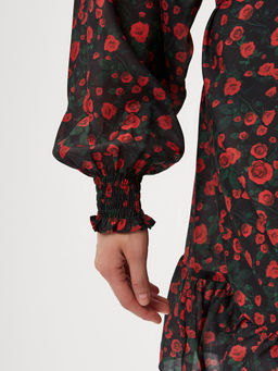 Платье женское 12511-35184 black/red - Eleganzza фото 4