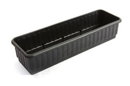 Цена за 2 шт. Ящик для цветов М черный (г.Ижевск)