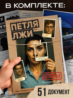 Настольная игра «Петля лжи», детективная, 16+