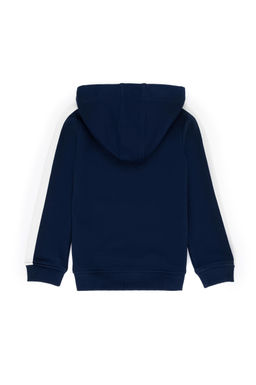 Erkek _ocuk Lacivert Kap__onlu Sweatshirt