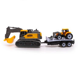 Экскаватор инерционный Стройка, с прицепом и трактором, МИКС - Simaland фото 2