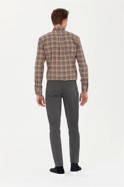 Мужские брюки из плотной ткани антрацитового цвета - U.s. polo assn фото 11