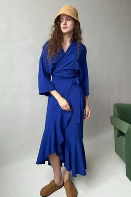 Юбка женская EASY035/01/Васильковый