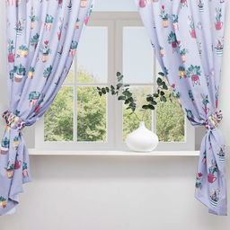 Комплект штор для кухни с подхватами Этель Hygge 145×180 см-2 шт., 100% п/э