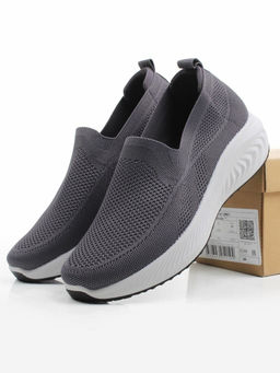 05-TEX-D04-01 GREY Полуботинки спортивные летние мужские (текстиль) - Фабричный китай фото 14