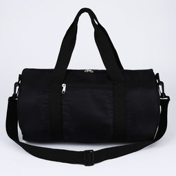 Сумка спортивная ROAR, 40×24×21, на молнии, длинный ремень, черная