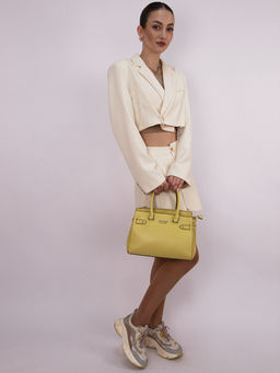 LACCOMA сумка WJD6500-13-желтый эко кожа хлопок фото 5