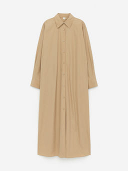 Vestido camisero oversized fit