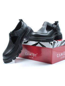 03-C1820-1 BLACK Полуботинки женские - No name фото 17