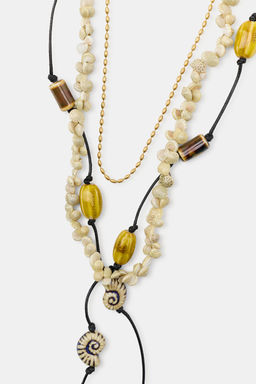PACK 3 COLLARES CORD?N CONCHAS CER?MICA / Multicolor - Zara фото 4
