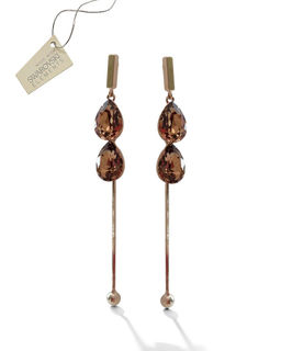 Серьги с кристаллами Swarovski
