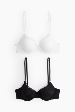 Pack de 2 sujetadores de microfibra con aros - H&m фото 6