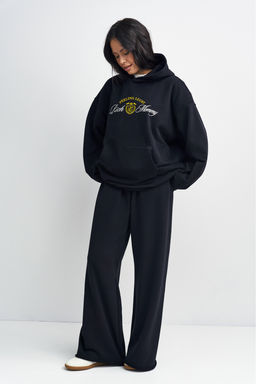 Брюки-трубы Черный