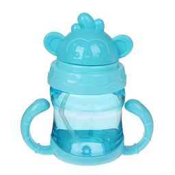 Поильник с трубочкой, 240 мл, с ручками, цвета МИКС - Simaland фото 4