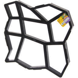 Форма для отлива садовых дорожек "Эдем" 36*36*3,6 см (1 модуль), Черный