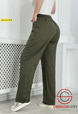 штани-брюки в горох на резинке - Bruno фото 3