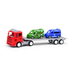 Автовоз "Техноэкспресс" с машинами, в пакете