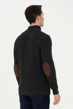 Мужской свитер антрацитового меланжа Неожиданная скидка в корзине - U.s. polo assn фото 5