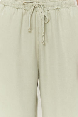 Mint %100 Tencel Beli Lastikli Yuksek Bel Culotte Jeans TWOSS24JE00285 - Trendyolmilla фото 4