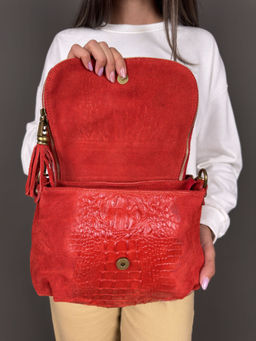 Сумка женская из телячьей кожи