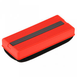 Губка-стиратель магнитная для маркерных досок 15х6,5х3,7см, пластик/фетр/магнит, цвета в ассортименте: черный; красный; зеленый, в п/эт пакете (Китай)