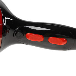 Фен Luazon LGE-004, 3800 Вт, 2 скорости, 3 температурных режима, красно-чёрный