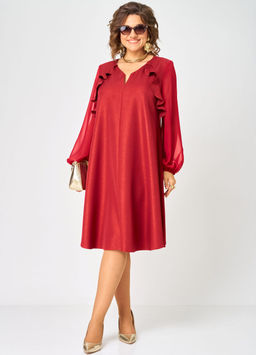 Платье EVA GRANT 7322 А красный