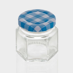 Цена за 2 шт. Банка для сыпучих продуктов «Классика», 65 мл, 5.5×5.4 см, с металлической крышкой, стекло