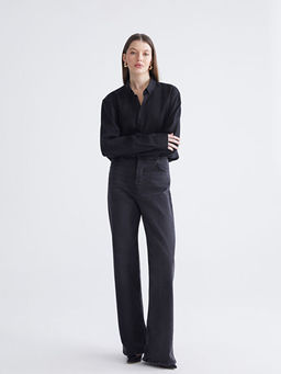 Wideleg Kad?n Jean Pantolon