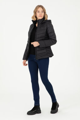 Женское черное пальто Неожиданная скидка в корзине - U.s. polo assn фото 4