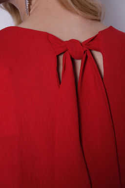 Платье-трапеция красное - Martichelli фото 6