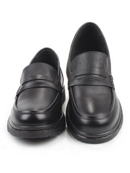 03-DCO59-5 BLACK Лоферы женские (натуральная кожа)