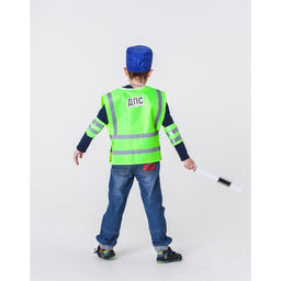 Карнавальный костюм Инспектор ДПС, с жезлом и крагами, р. 3234, 510 лет - Simaland фото 10