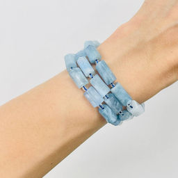 Бусины для украшений из Аквамарина 40 см