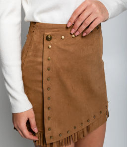Юбка #КТ2510, коричневый - Dommod фото 5