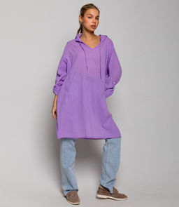 Рубашка #ОБШ1407, сиреневый