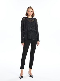 Beli Lastikli Ekstra Dar Fit Kad?n Pantolon