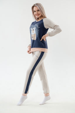 Костюм женский из футера Гамми индиго - Амадэль фото 9