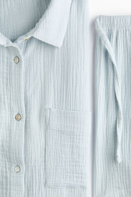 Camisa y pantal?n corto de pijama - H&m фото 17