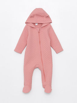 Kap??onlu Uzun Kollu K?z Bebek Tulum