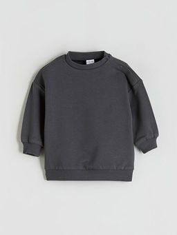 Bisiklet Yaka Erkek Bebek Sweatshirt