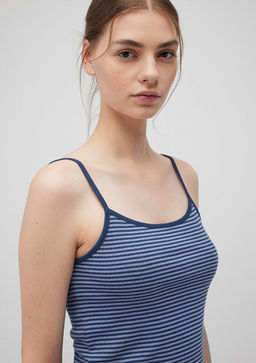 Cizgili Lacivert Atlet - Mavi фото 5