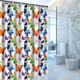 Штора для ванной 180*180 см, арт.M-256-9, C-1813-1PE,K-2002-1,Е-1252-1РЕ(71893, 71898,71896,71895/4)